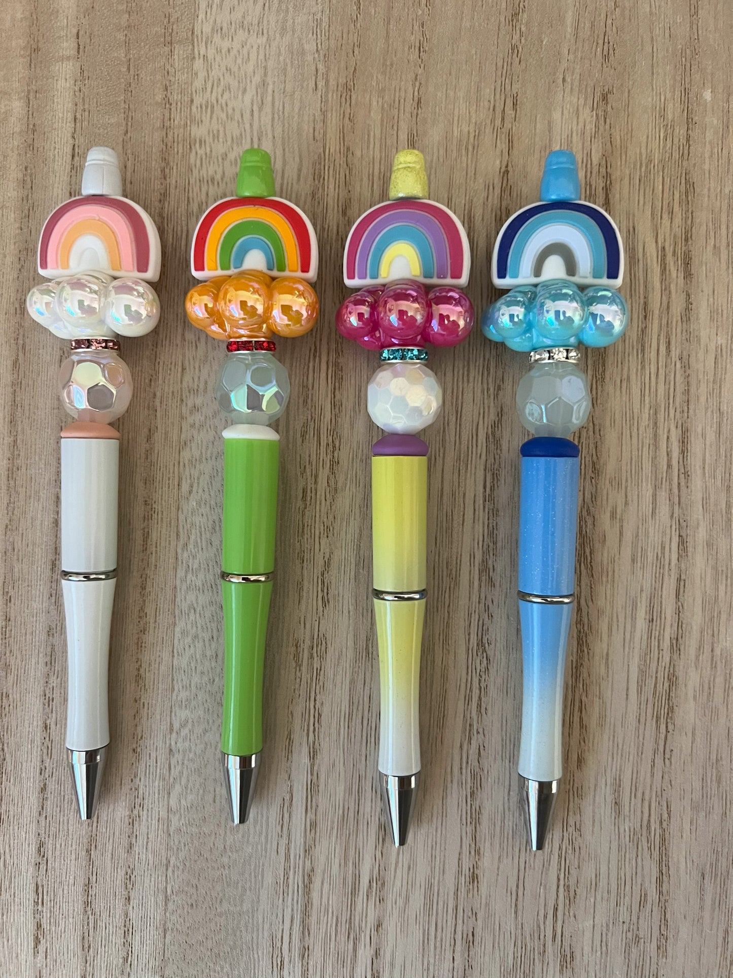 Rainbow Cloud Beaded Pens