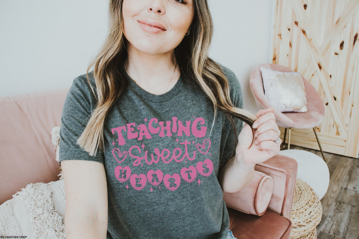 Teaching Sweethearts in Hot Pink Ink