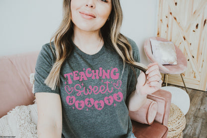 Teaching Sweethearts in Hot Pink Ink